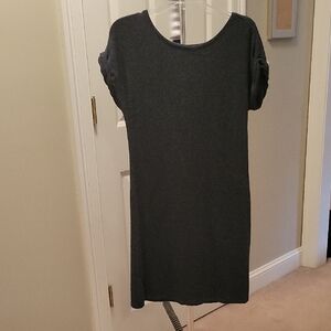 Lou & Grey Soft Charcoal Midi Dress
